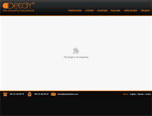 Tablet Screenshot of detaylimited.com